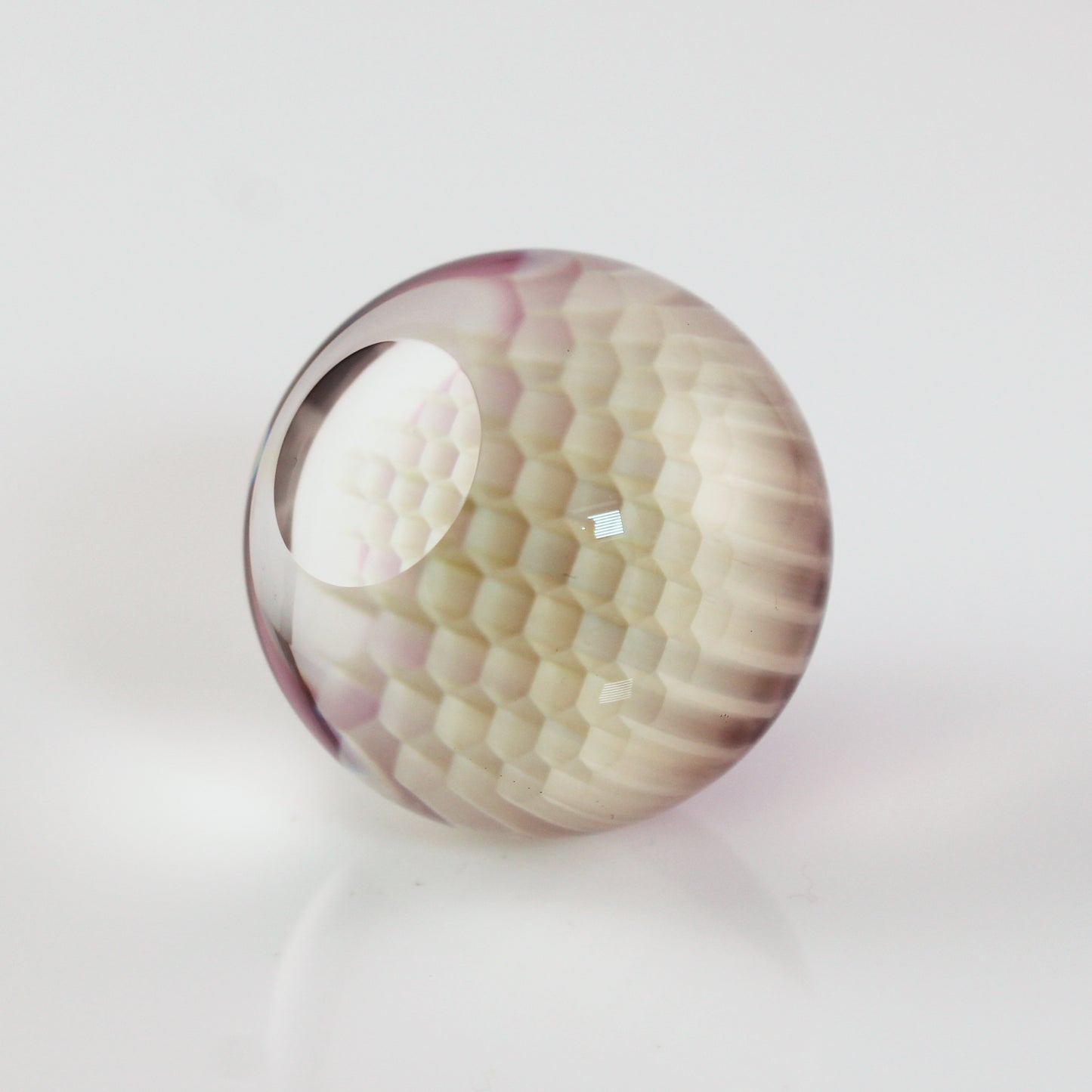 28mm Window Marble Asimi with Gold Amethyst