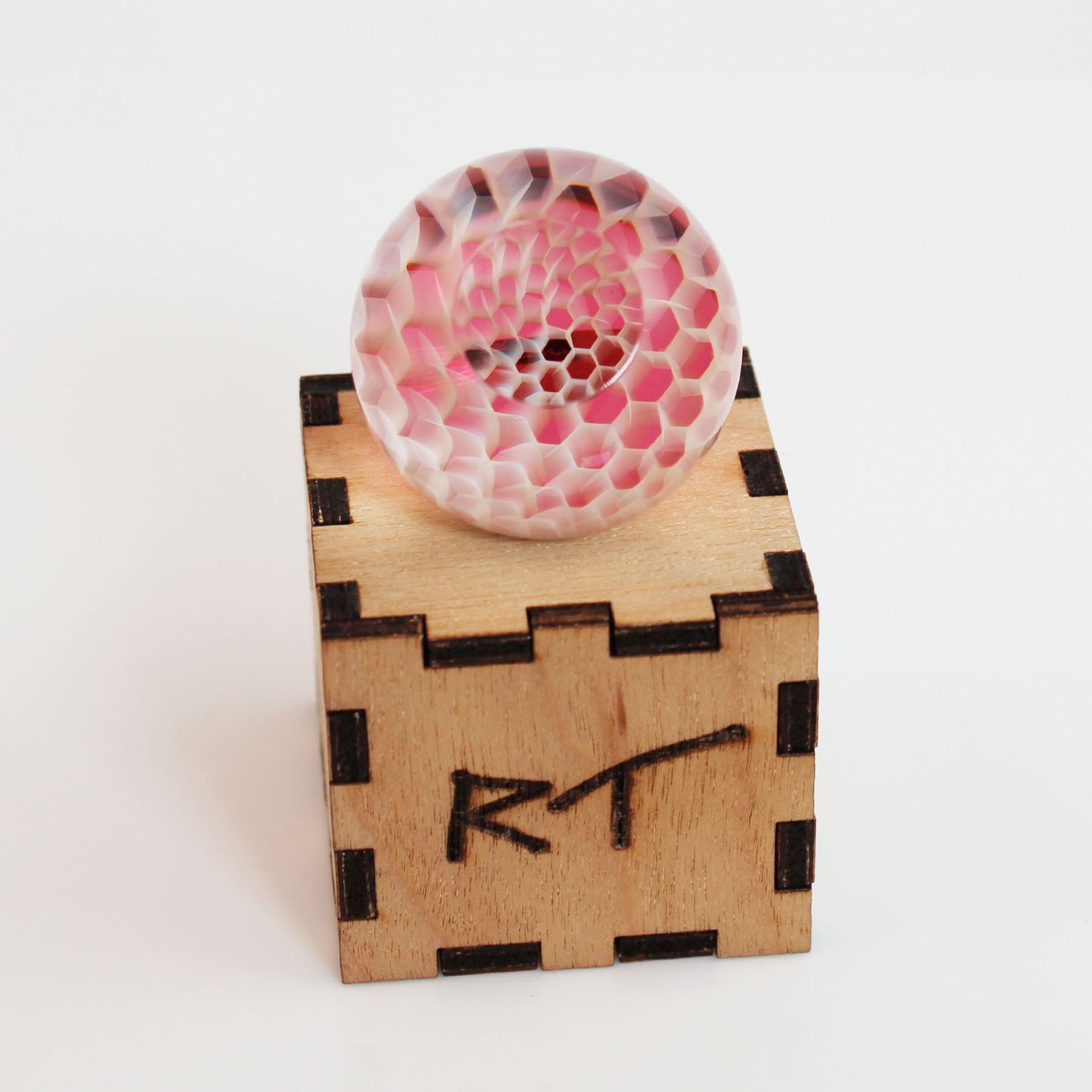29mm Window Marble Asimi with Gold Ruby