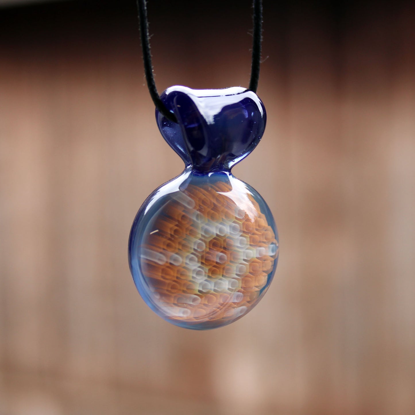 Mysterious Blue Honey Candy Pendant
