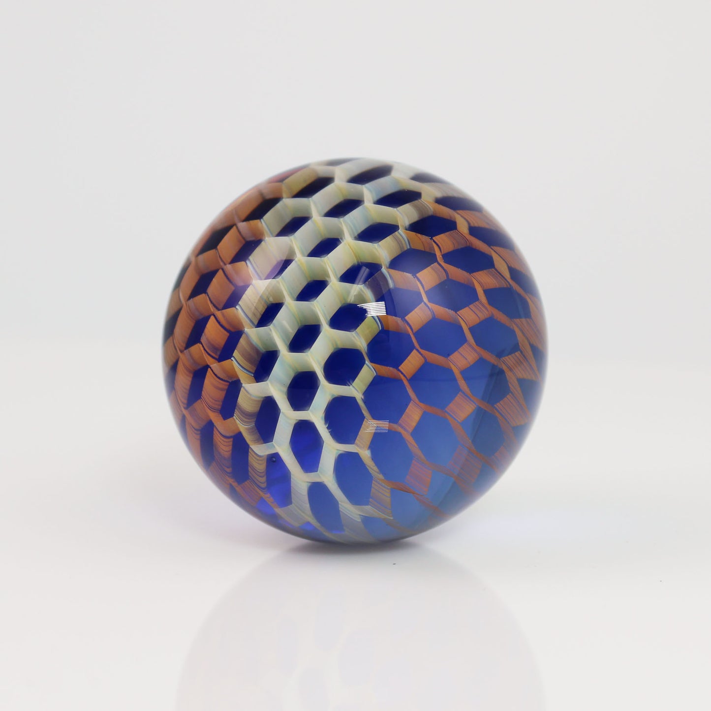 42mm Wrap Marble 'Ephemeral' with Light Cobalt