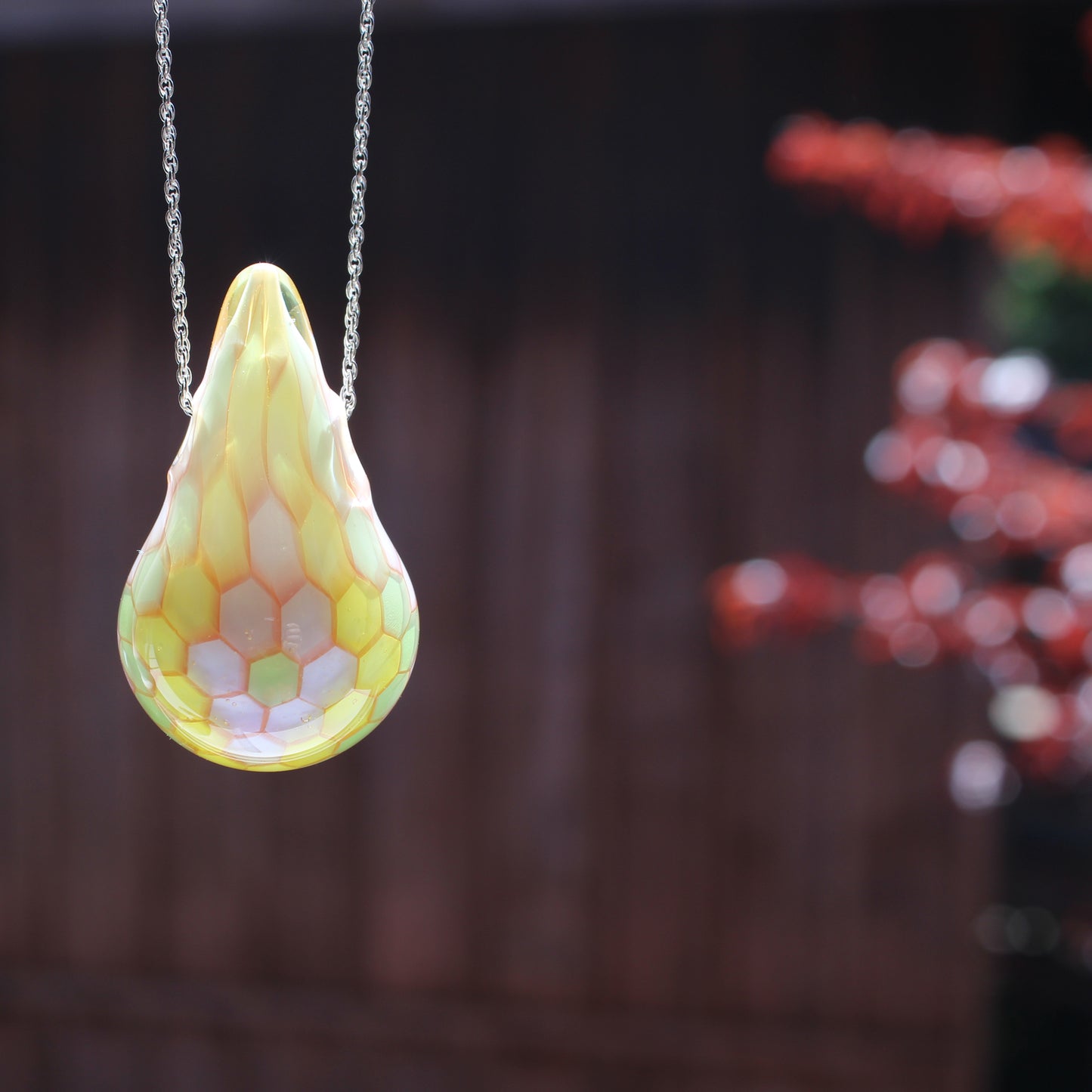 Hollow Honeydrop Pendant
