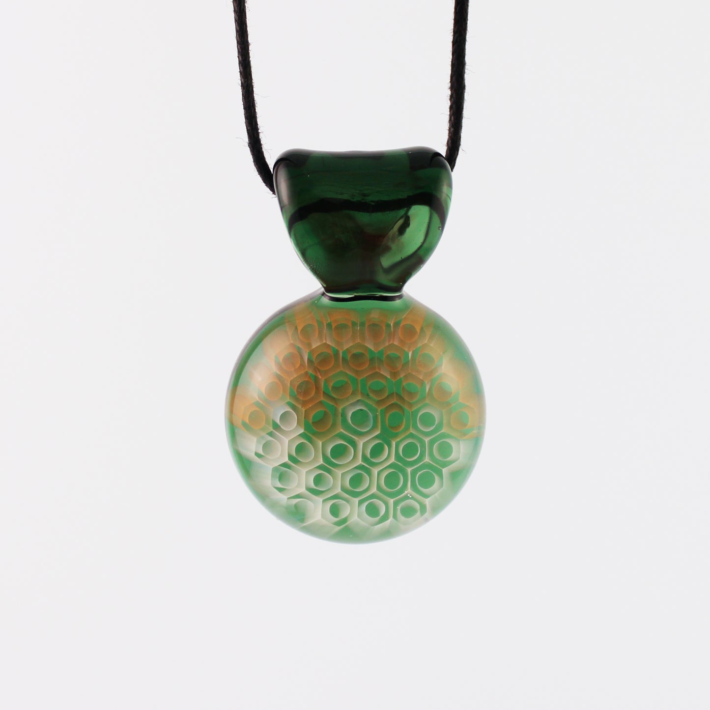 Transparent Green Honey Candy Pendant