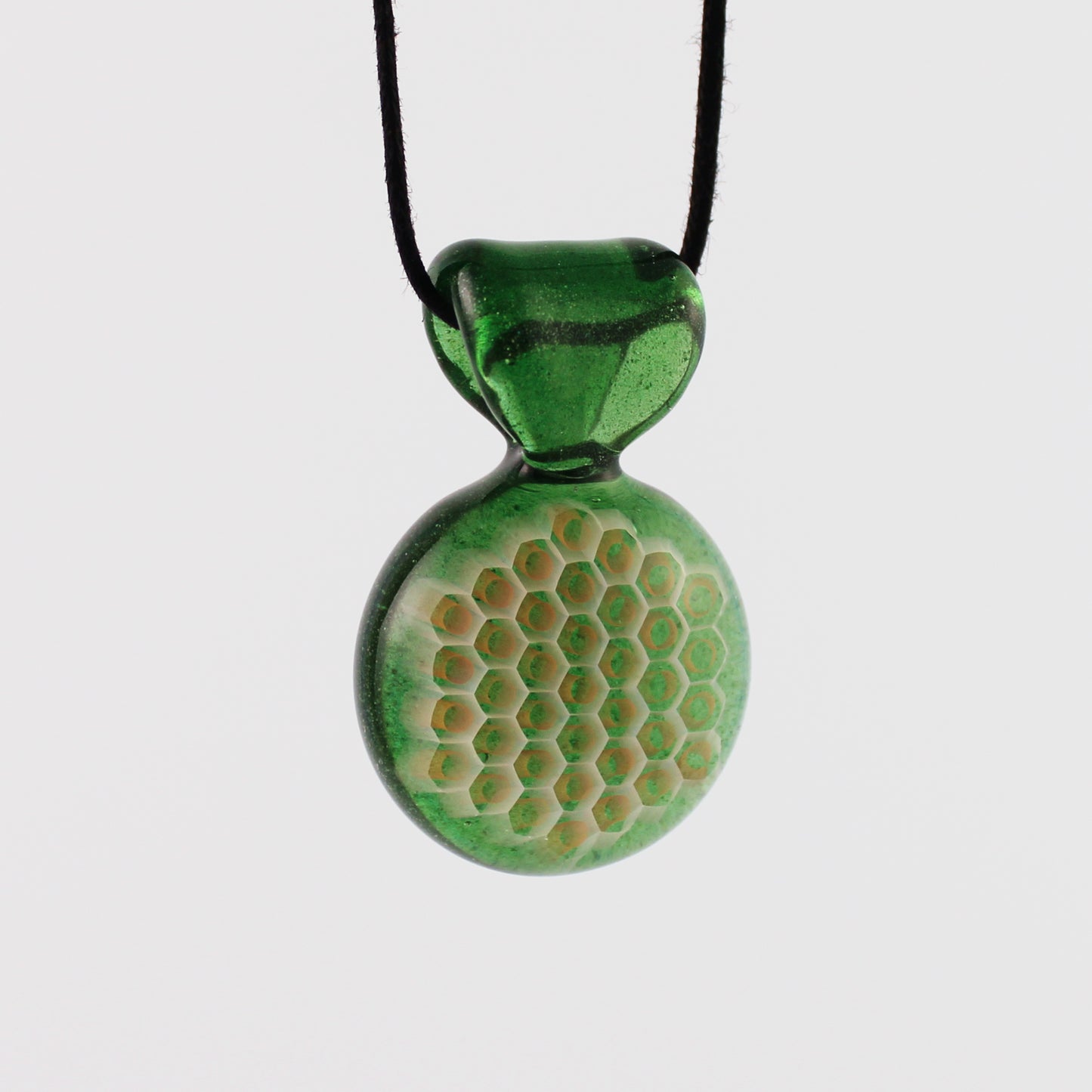 Green Stardust Honey Candy Pendant
