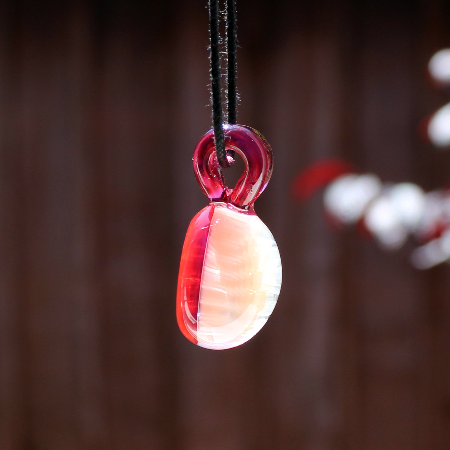 Gold Ruby Honey Candy Pendant