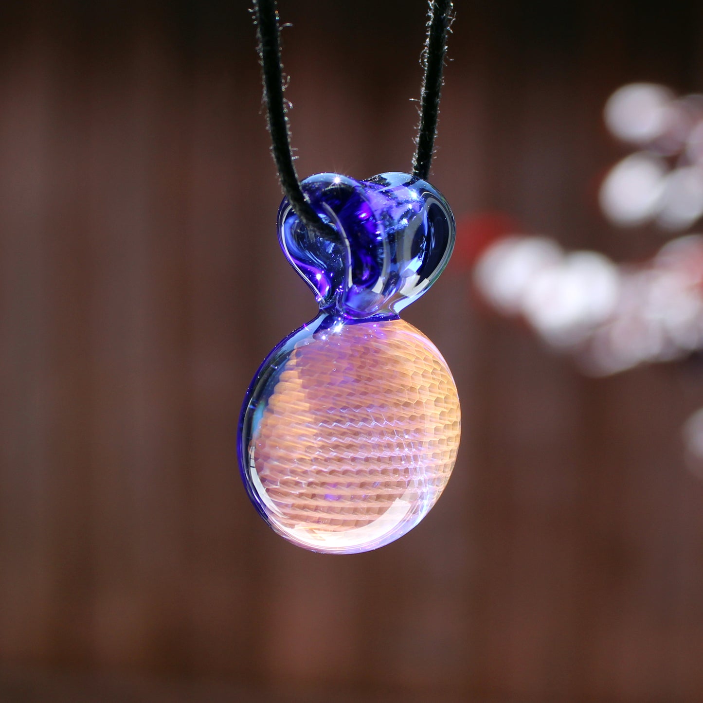 Cobalt Blue Honey Candy Pendant