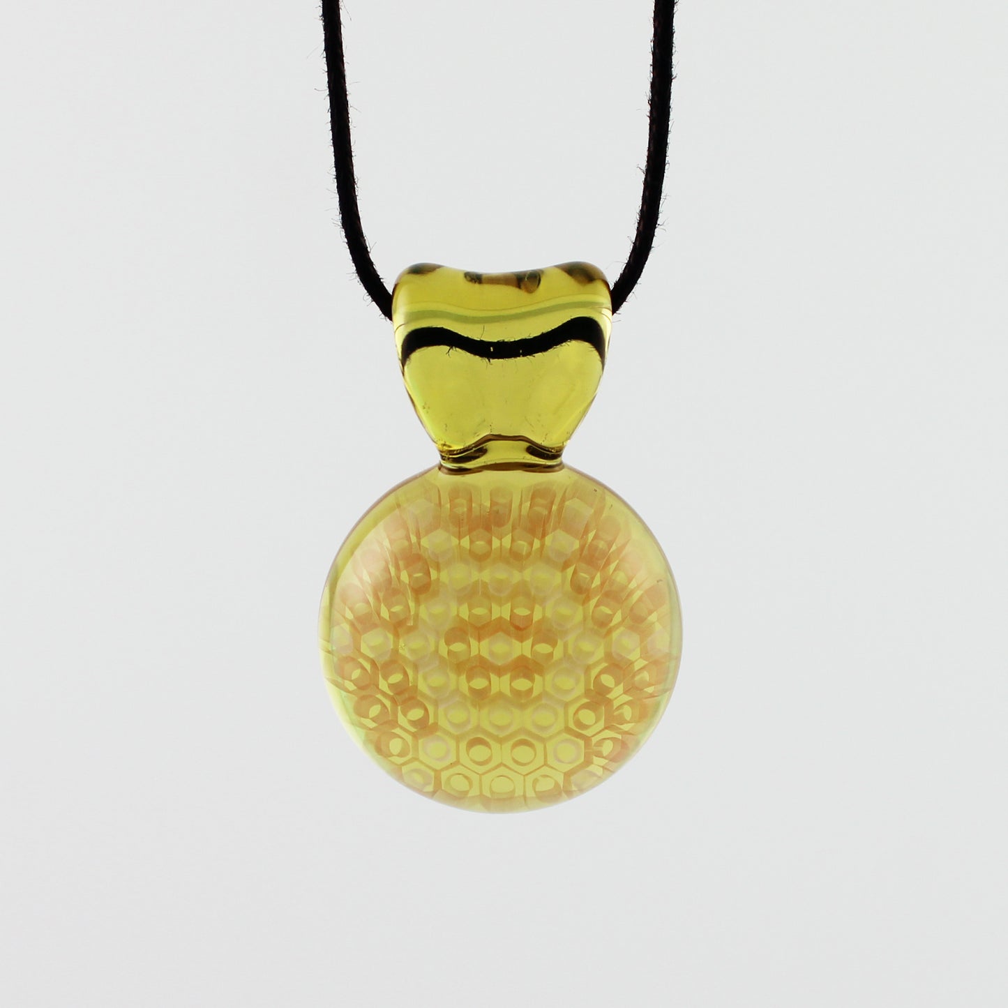 Citrine Star Honey Candy Pendant