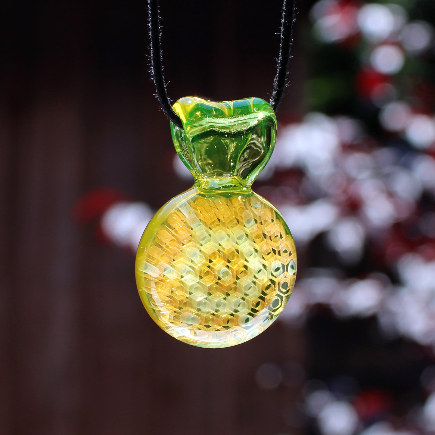 Citrine Star Honey Candy Pendant