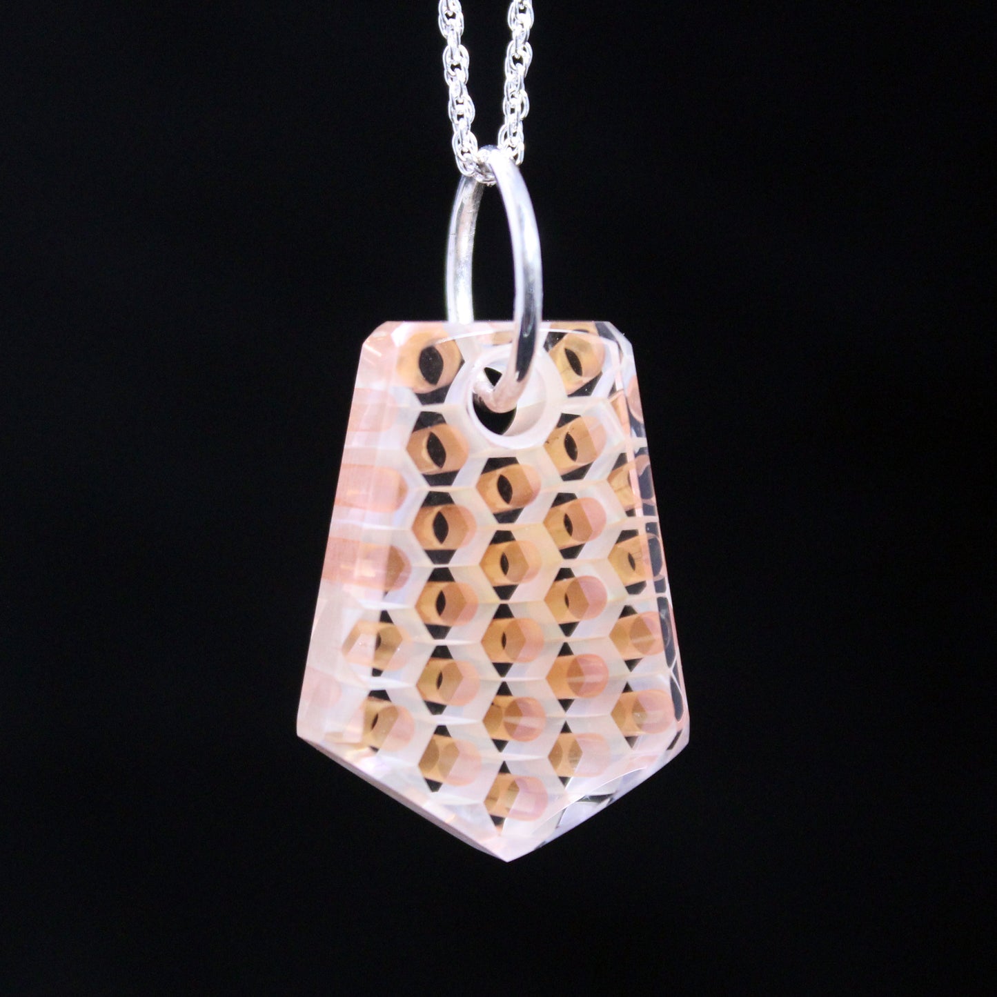 "Silhouette"Honey Jewel Necklace