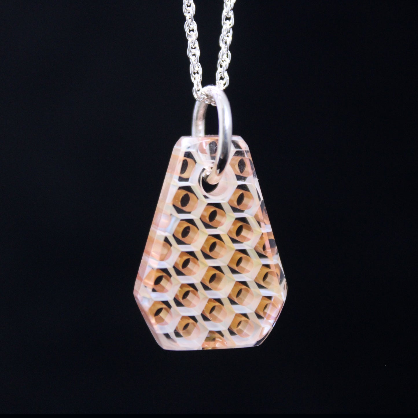 "Silhouette" Honey Jewel Necklace