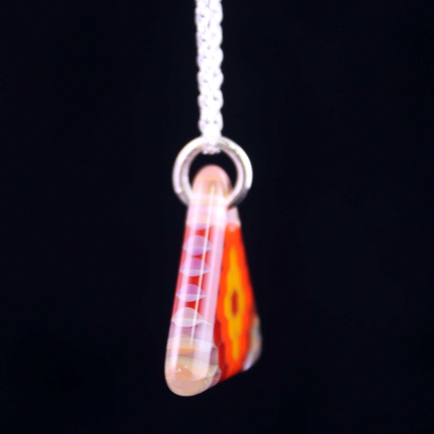 "Helios" Triangular Honeyglass Necklace