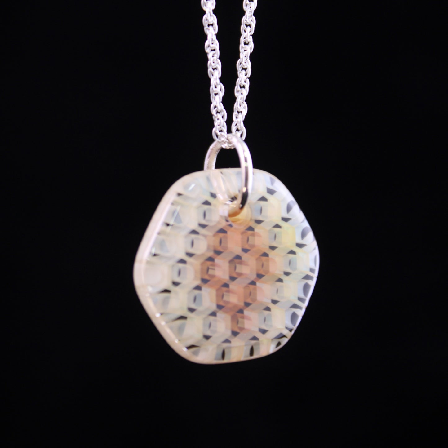 "Fortuna" Hex Honeyglass Necklace