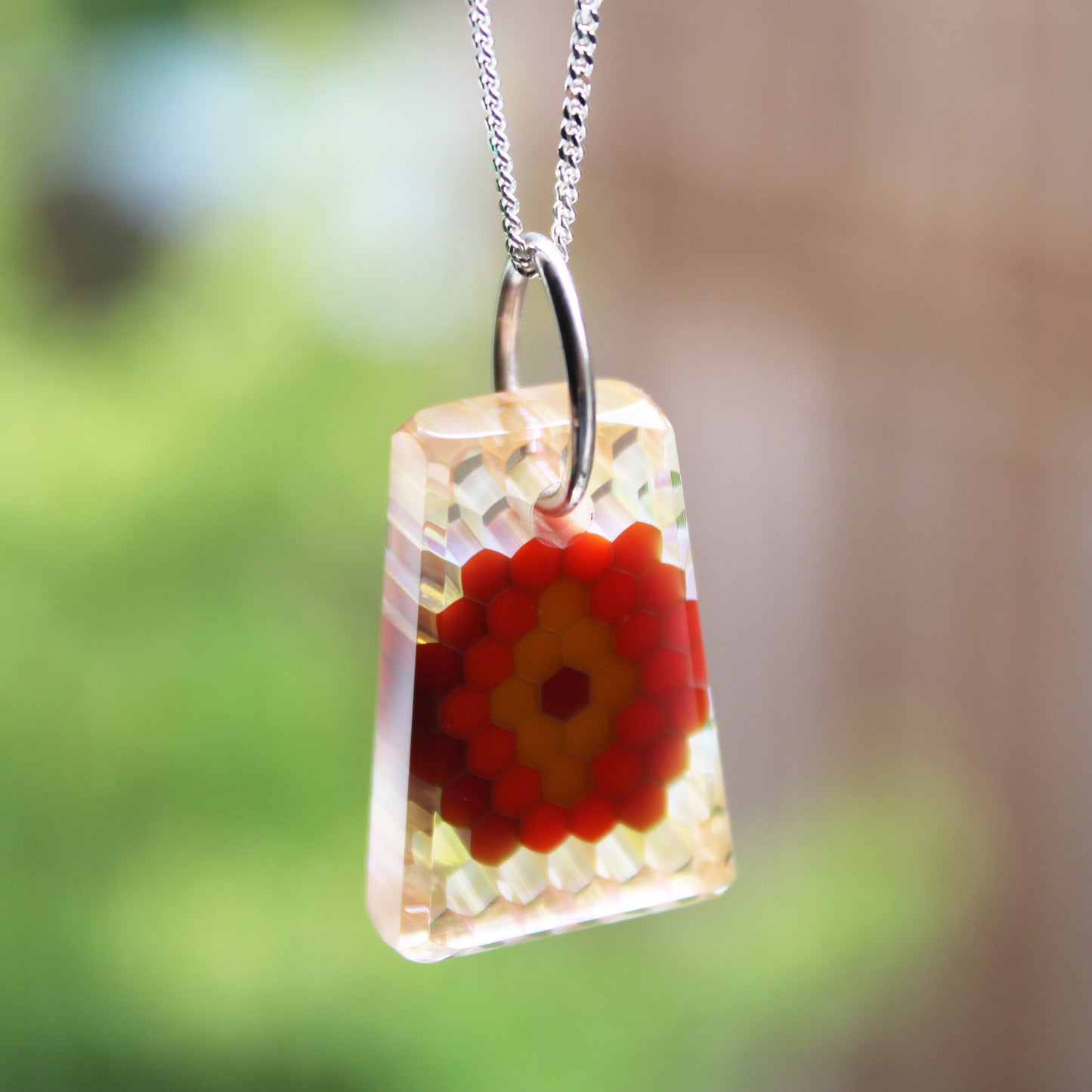 "Helios" Honey Jewel Necklace
