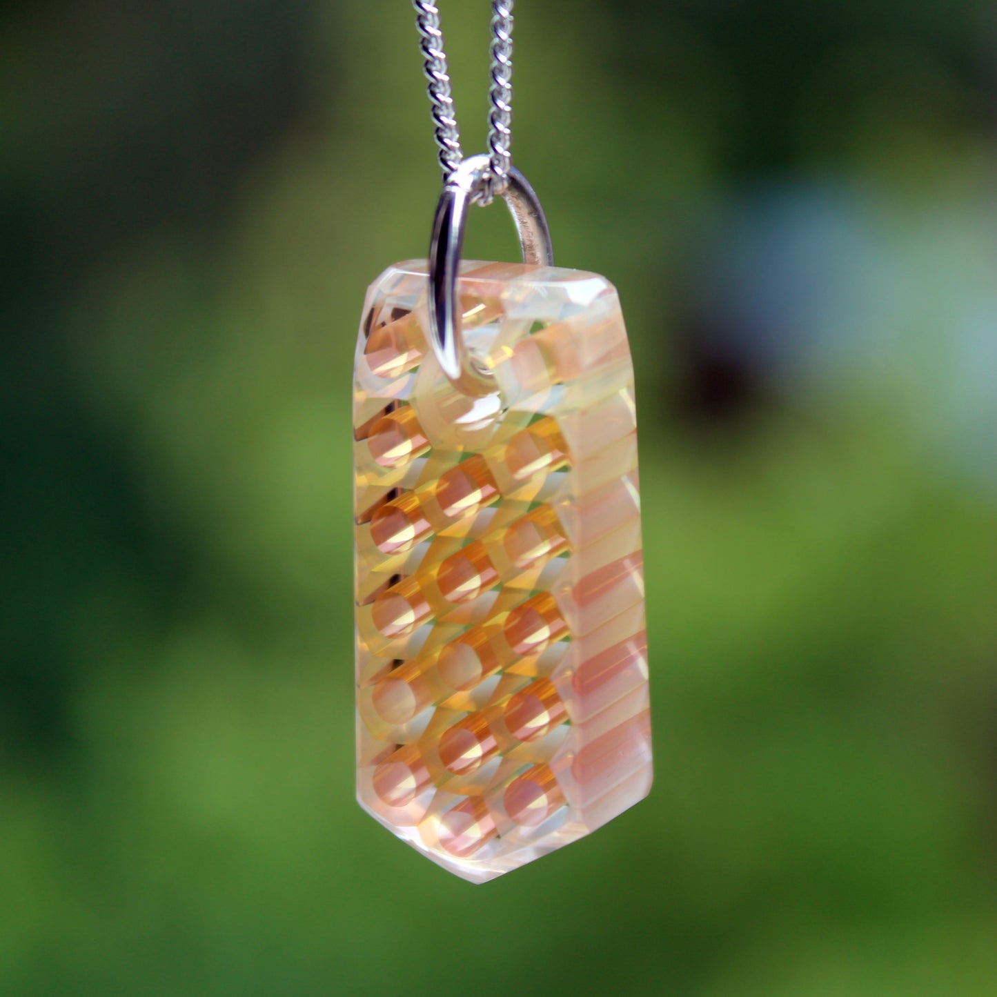 "Silhouette" Honey Jewel Necklace