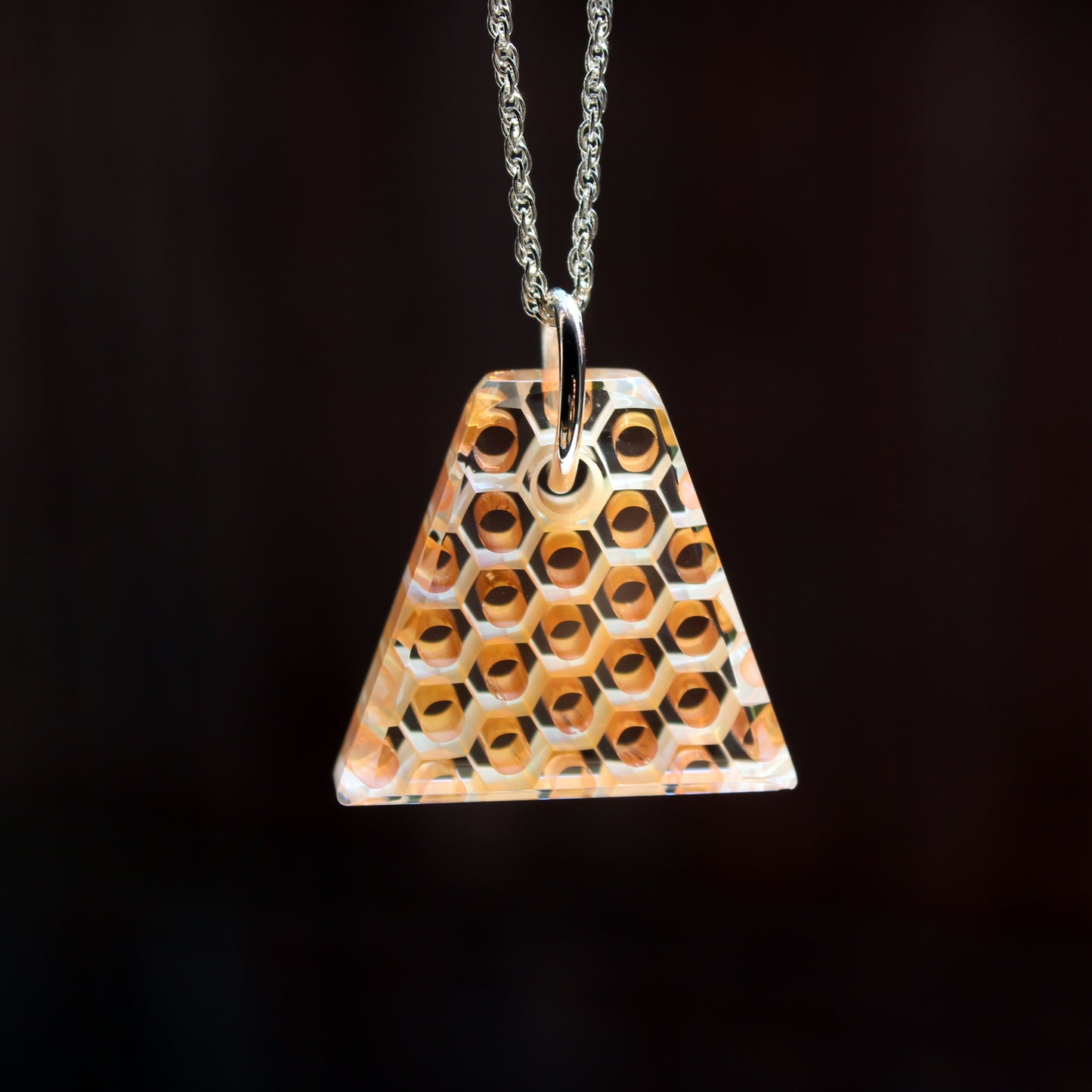"Silhouette" Honey Jewel Necklace
