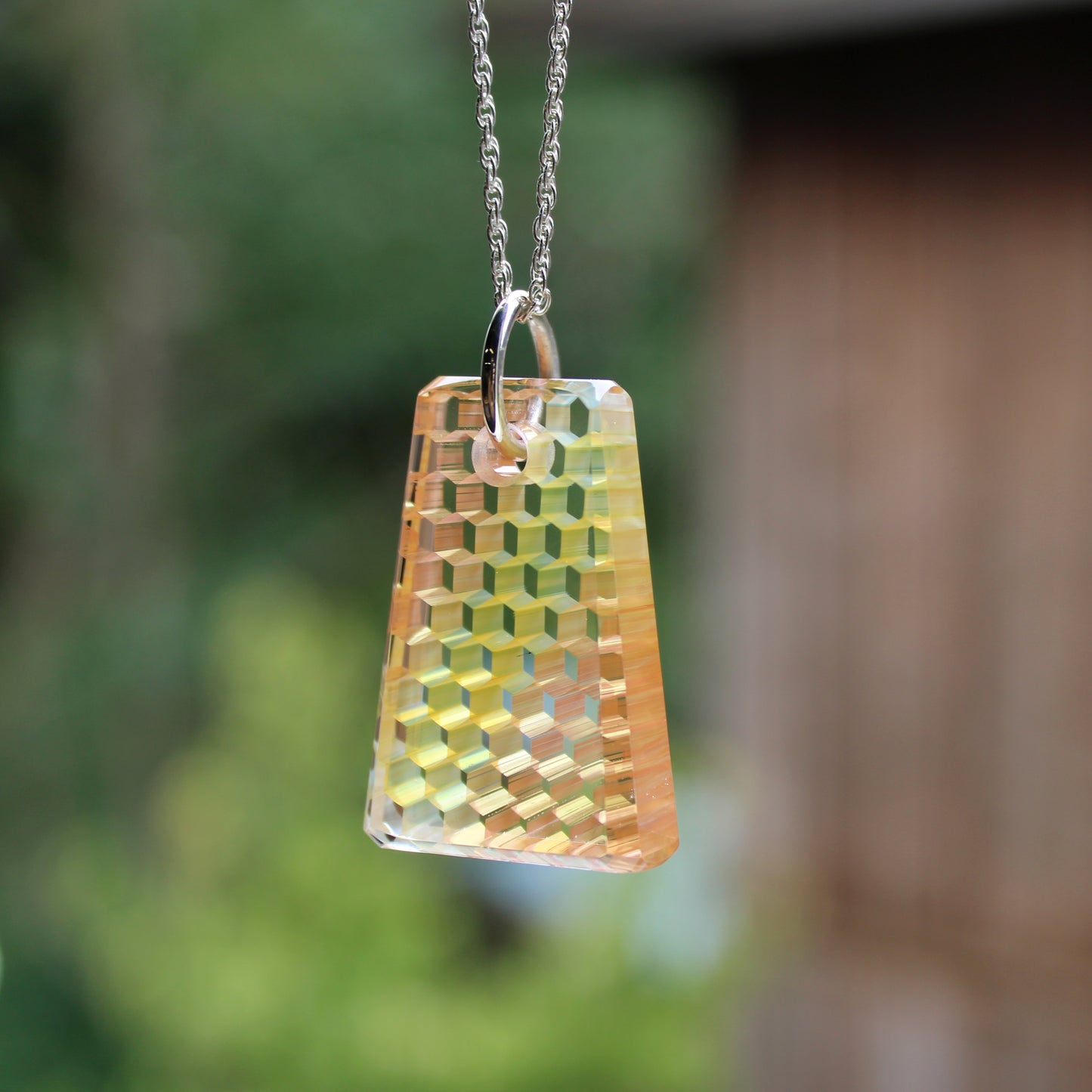 "Ephemeral" Honey Jewel Necklace