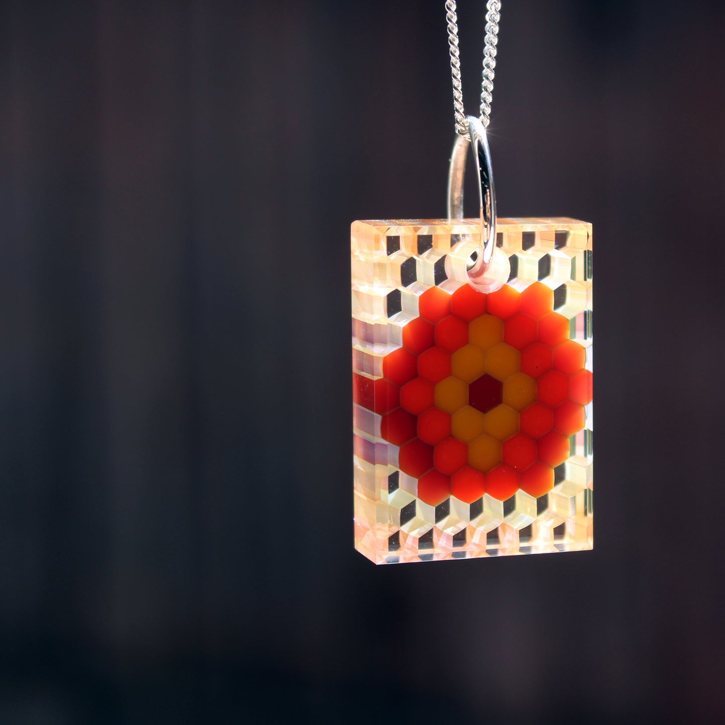 "Helios" Honey Jewel Necklace
