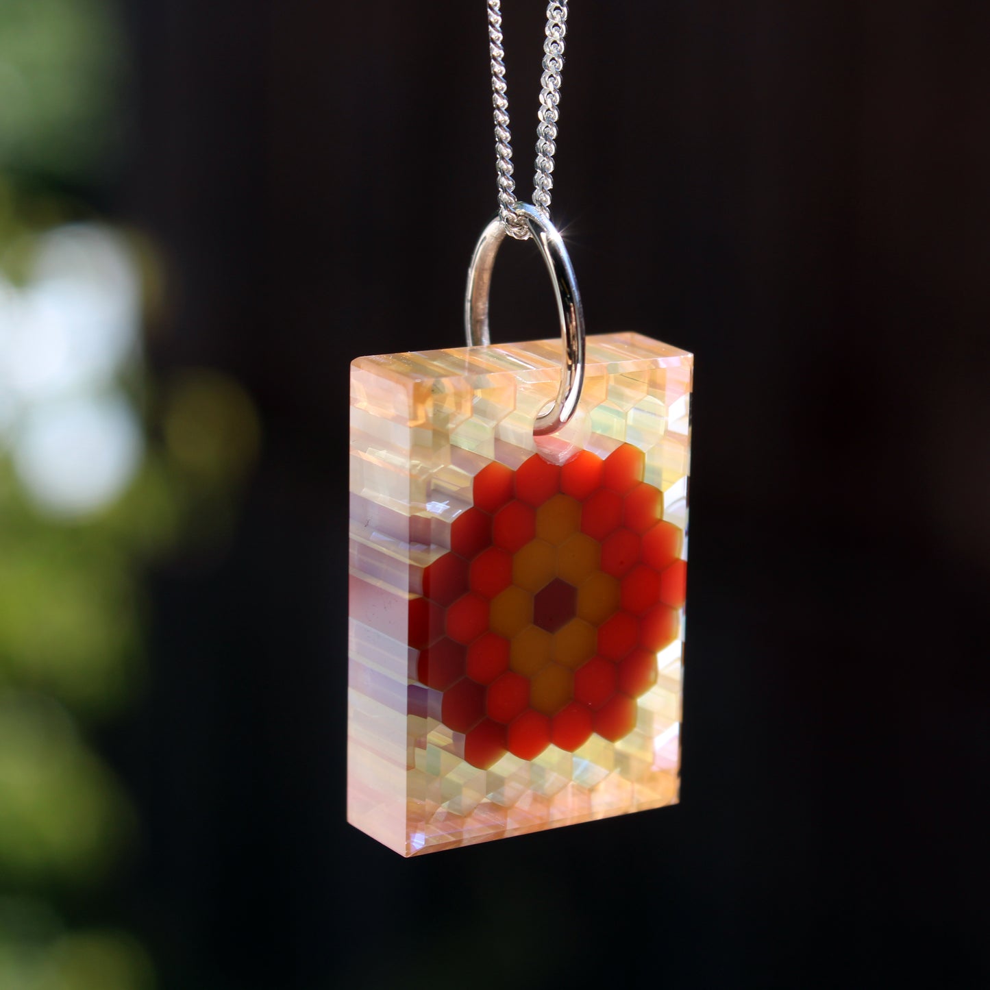 "Helios" Honey Jewel Necklace