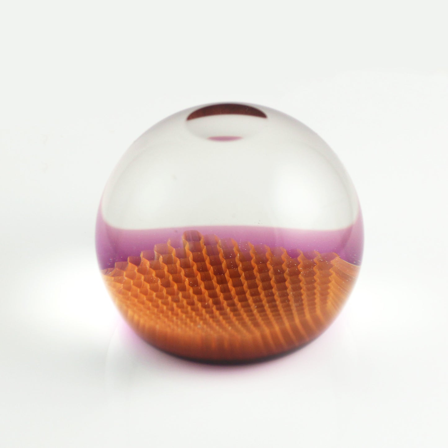 68mm Paper Weight 'Endeavor' with Gold Amethyst