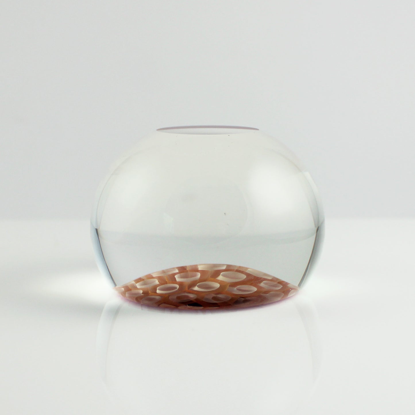67mm Paperweight 'Silhouette' with Gold Amethyst