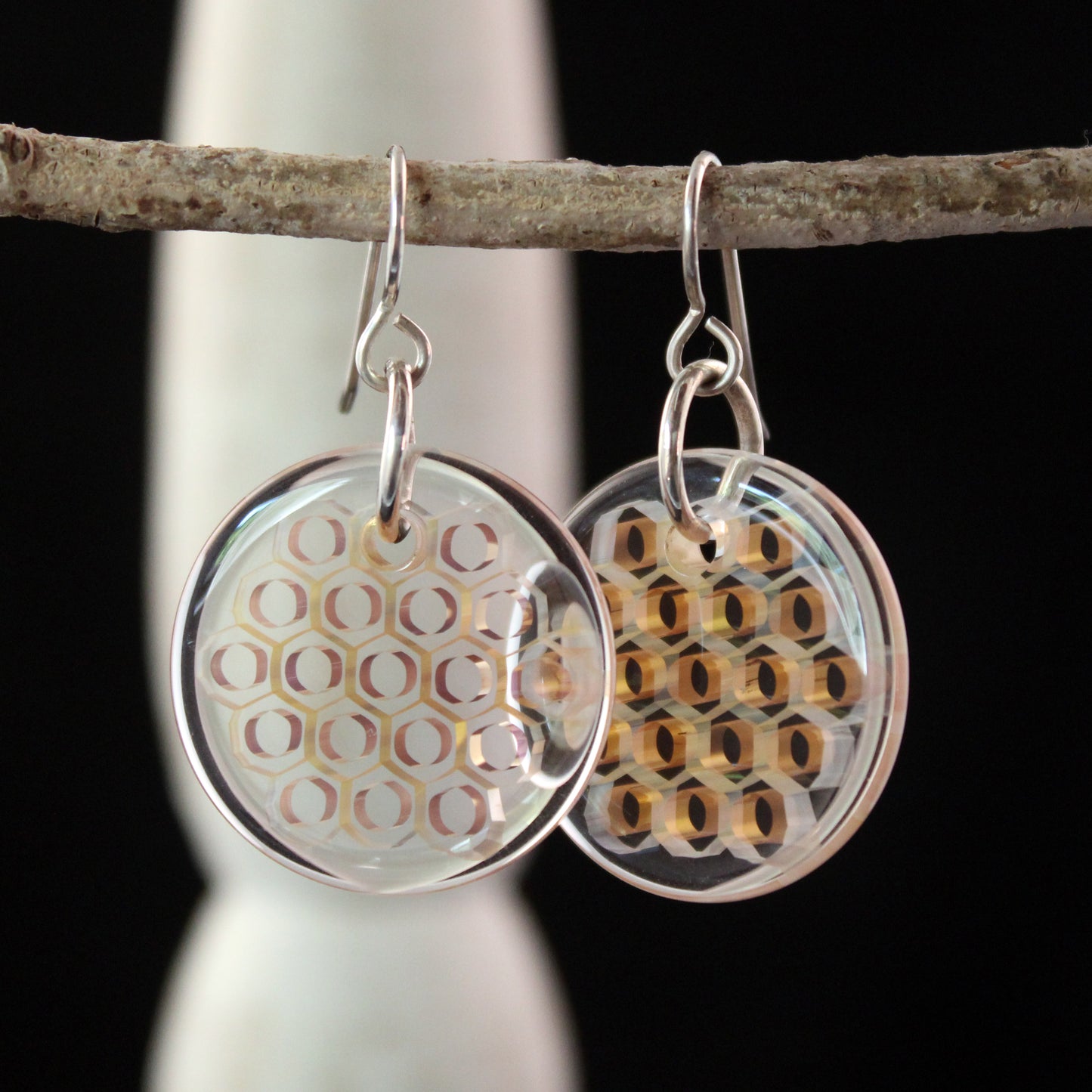 "Silhouette" Medallion Earrings