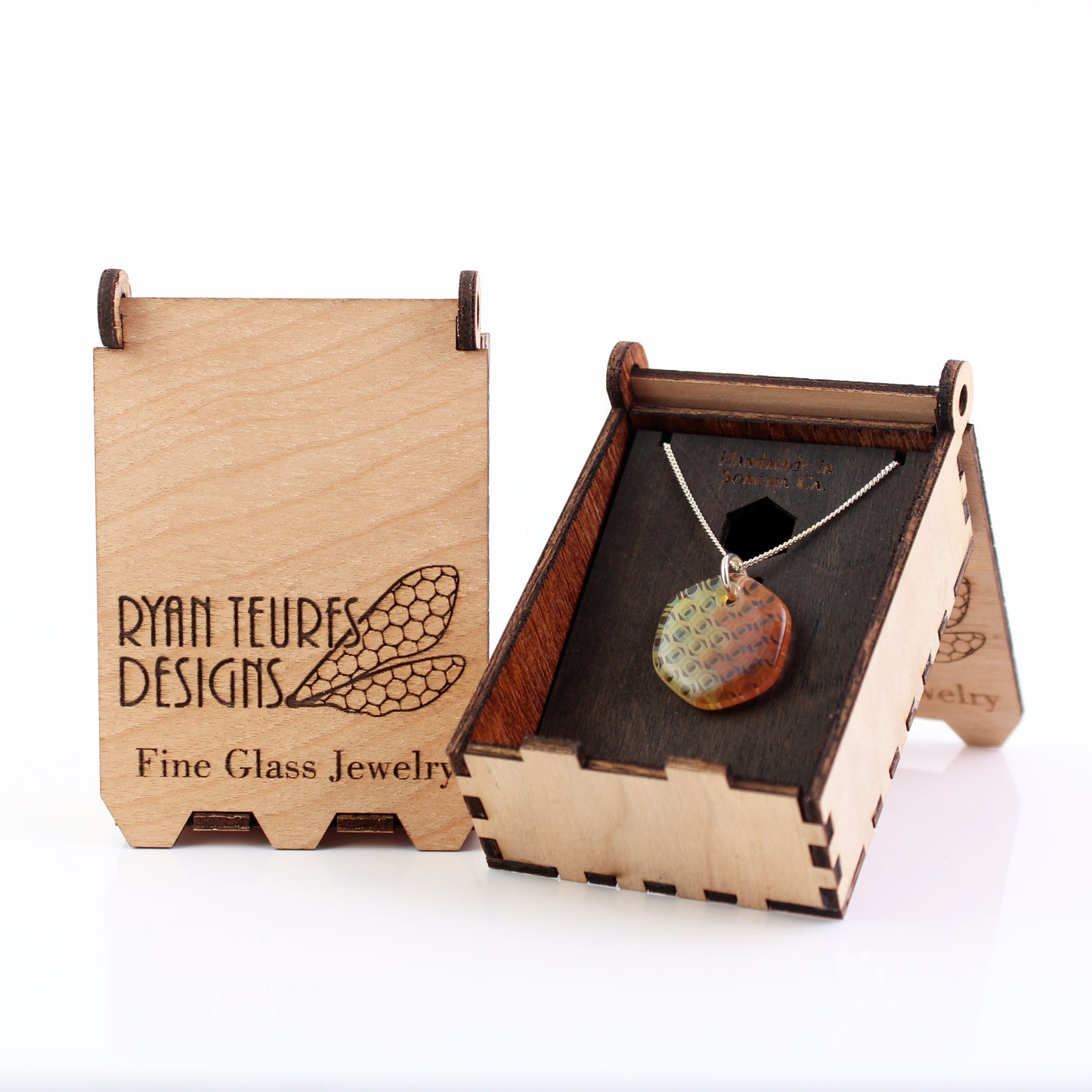 "Duality" Hex Honeyglass Necklace