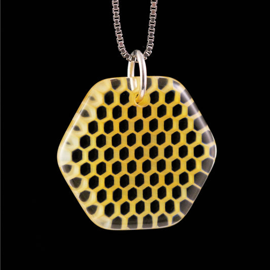 "Asimi" Hex Honeyglass Necklace