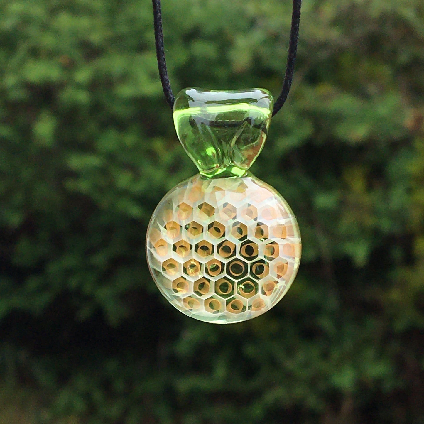 Limestone Honey Candy Pendant