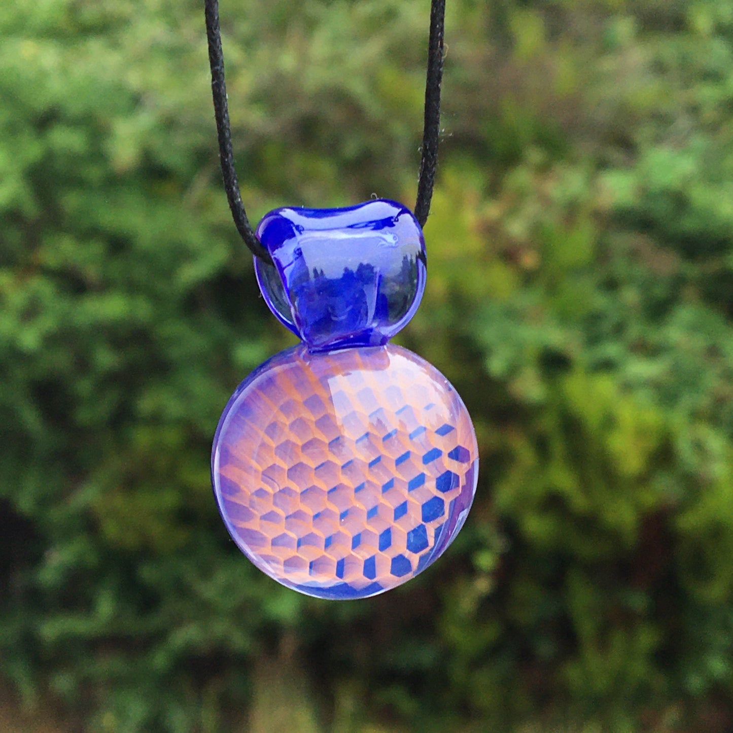 Light Cobalt Honey Candy Pendant