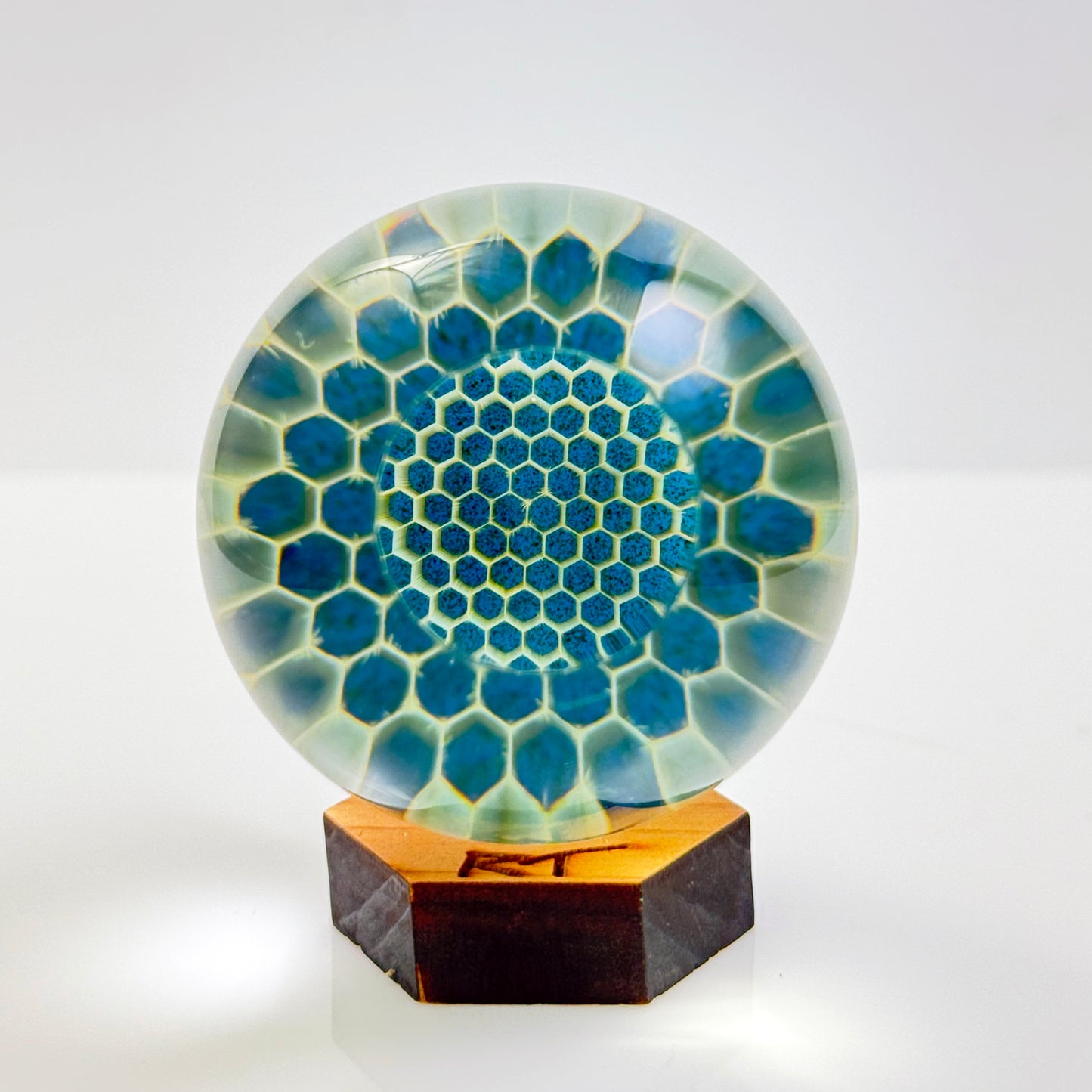 45mm Asimi Window Marble with Blue Stardust