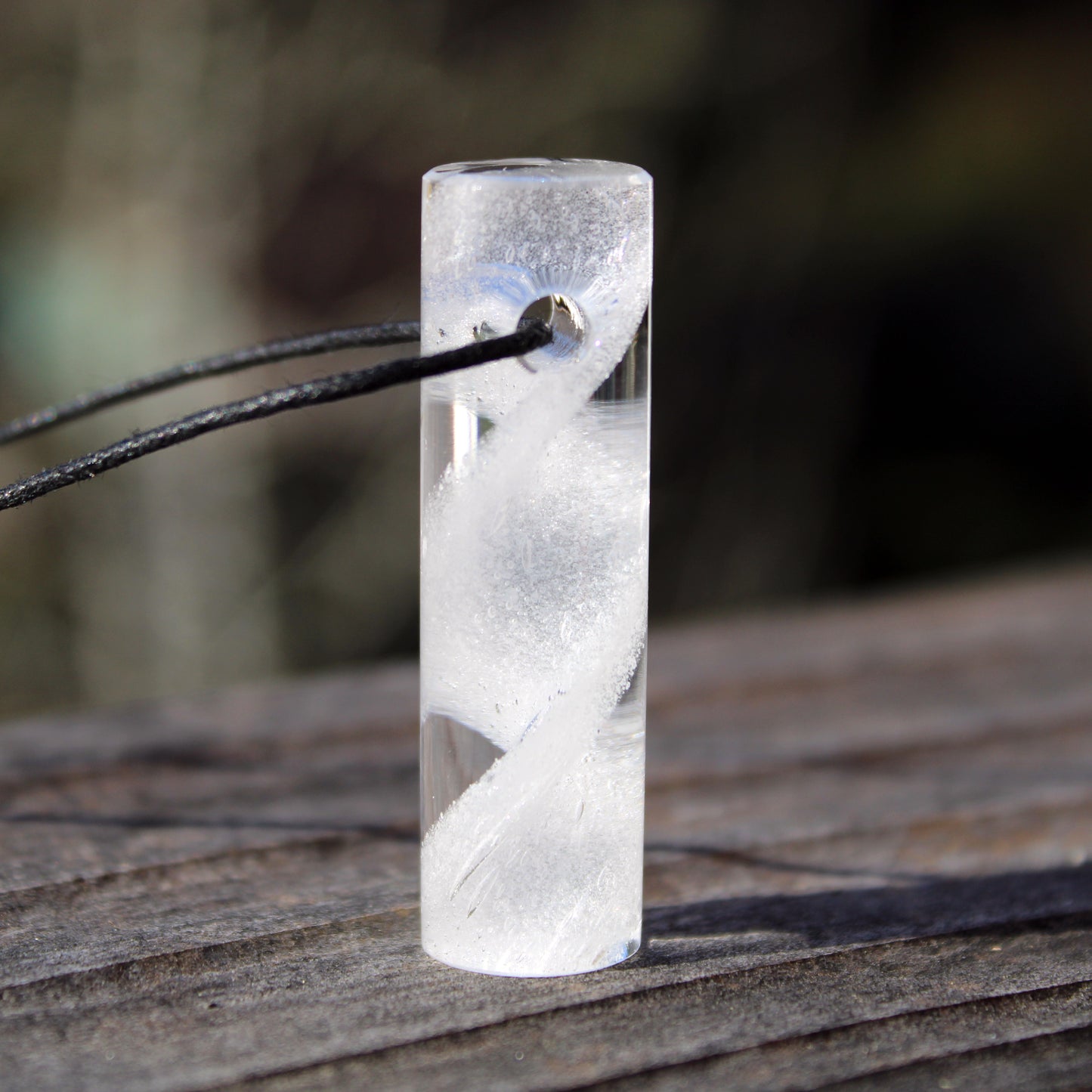 Memorial Glass Cylinder Pendant