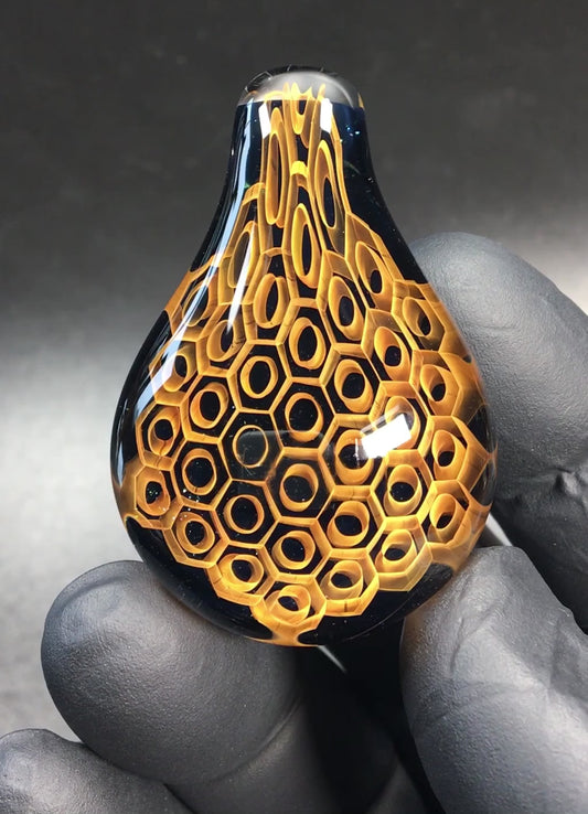 Honey Drop Pendant in Galaxy Black