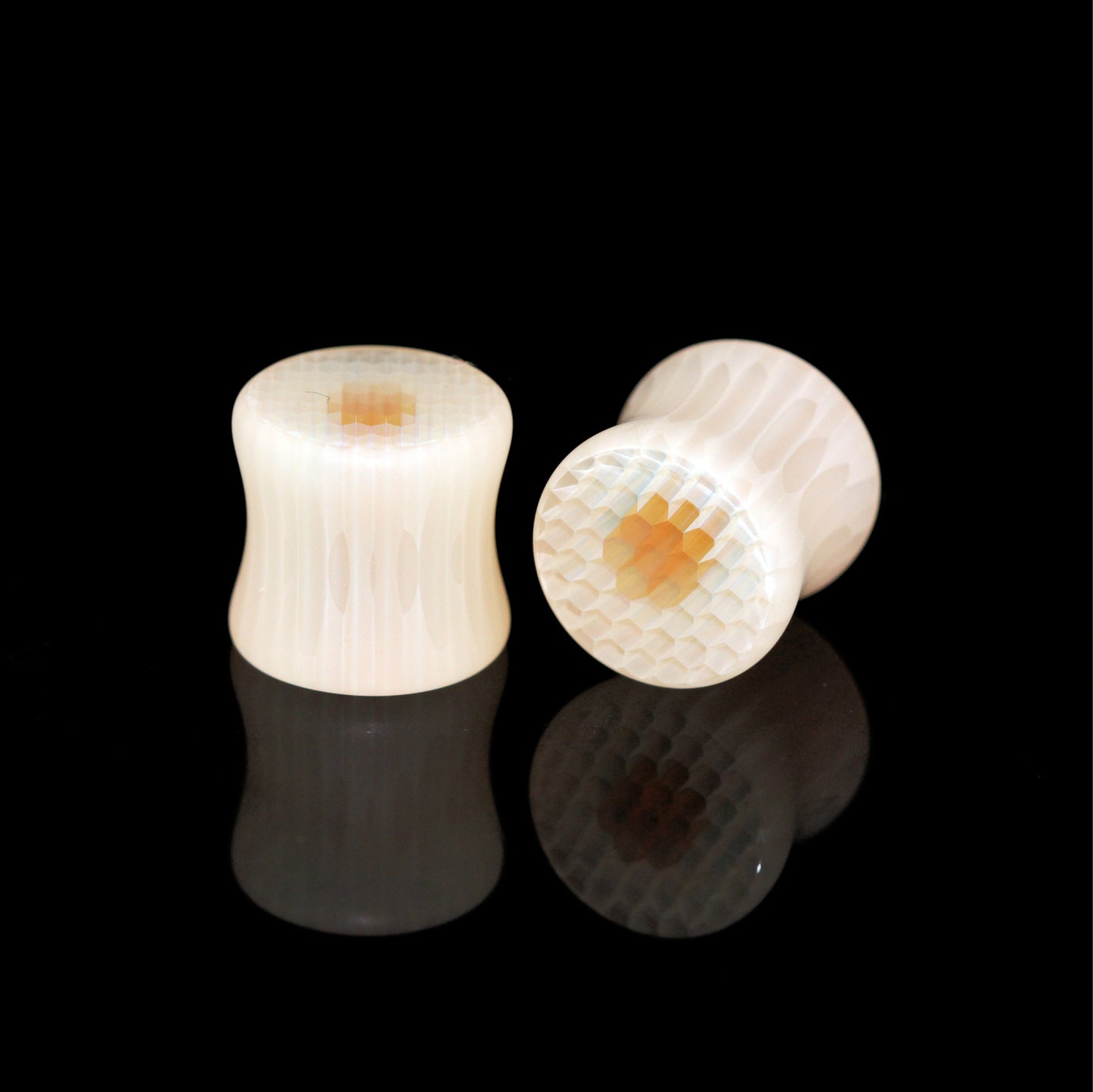 Golden Eye Hypercell Honeyglass Saddle Plugs